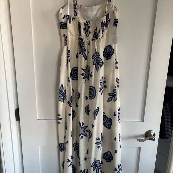 NWT Chatham Coastal Grandma Seashell Midi Dress - Picture 2 of 4